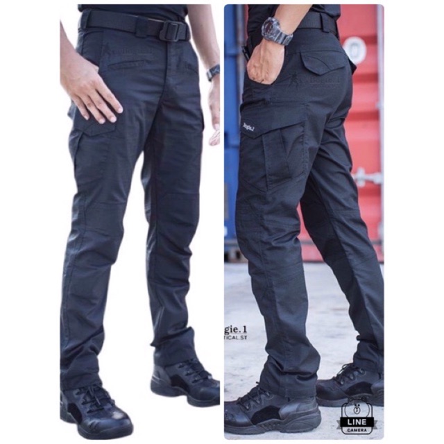 💥💥💥 🌟 IX10  Bogie1 🌟กางเกงยุทธวิธี กางเกงขายาว คาร์โก้ ผ้าลายตาราง กันละอองน้ำ สำหรับฝึก Tactical Pa