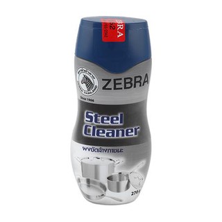 ผงขัดล้างภาชนะ ZEBRA 270 กรัม ผลิตจากวัสดุคุณภาพดี