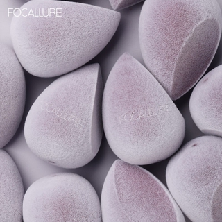 Focallure ฟองน้ําแต่งหน้า ทรงกลม เนื้อกํามะหยี่