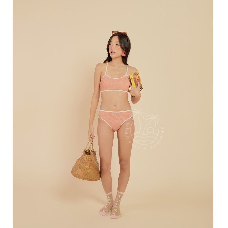 when.we.summer - Brine Collection_Bikini ชุดว่ายน้ำทูพีชเอวต่ำ ไม่เว้าสูง เก็บก้นดี