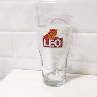 Leo แก้วเบียร์ลีโอ เนื้อหนา ใส ทรงสวย ปริมาตร 380 ml