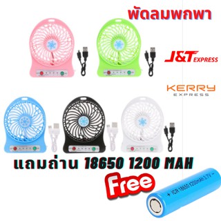 พัดลมแบบพกพา Mini Fan Air Cooler MINIพัดลมตั้งโต๊ะUSBสามลมพัดลมUSBชาร์จไฟได้