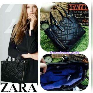 ZARA Quilted Mini City Bag👜
กระเป๋าถือและสะพายทรง Totebag