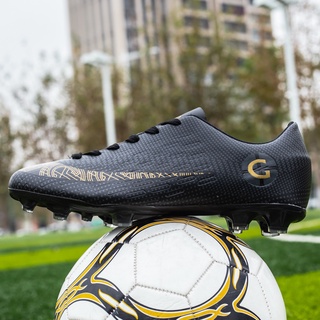 32-44 FG CR7 Soccer Shoes รองเท้าฟุตซอล กันลื่นสวมใส่ได้รองเท้าฟุตบอลเทรนนิ่ง 4 colors