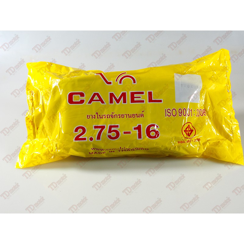 ยางในมอเตอร์ไซค์ 275-16 ยี่ฮ้อ camel ผลิตในประเทศไทย