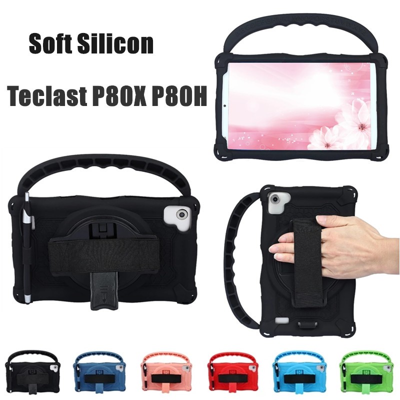 สําหรับ Teclast P80X P80H 8 นิ้วซิลิคอนแท็บเล็ต Anti-Drop แท็บเล็ตแท็บเล็ต Teclast p80 p80X H ขาตั้ง