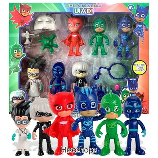 PJMasks Catboy Cloak Set โมเดลฟิกเกอร์ของเล่นของสะสมสําหรับเด็ก