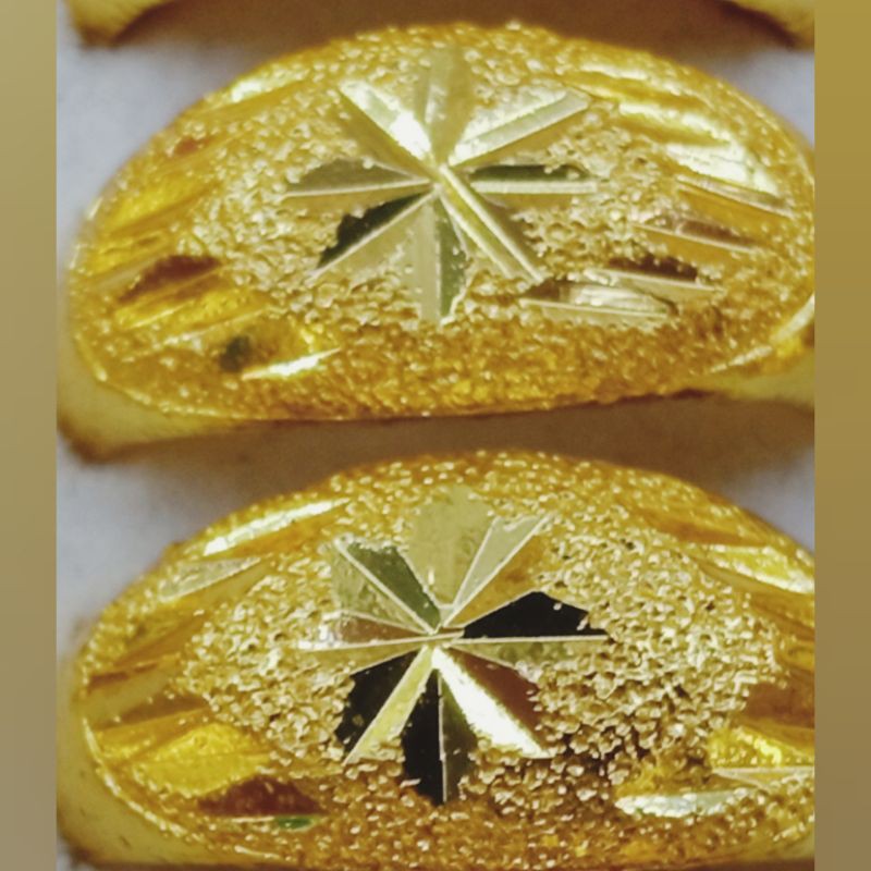 แหวนทองชุป เคลือบหนา5ชั้น งานละเอียดปราณีต เหมือนจริงไม่ลอกไม่ดำ - รูปที่ 5