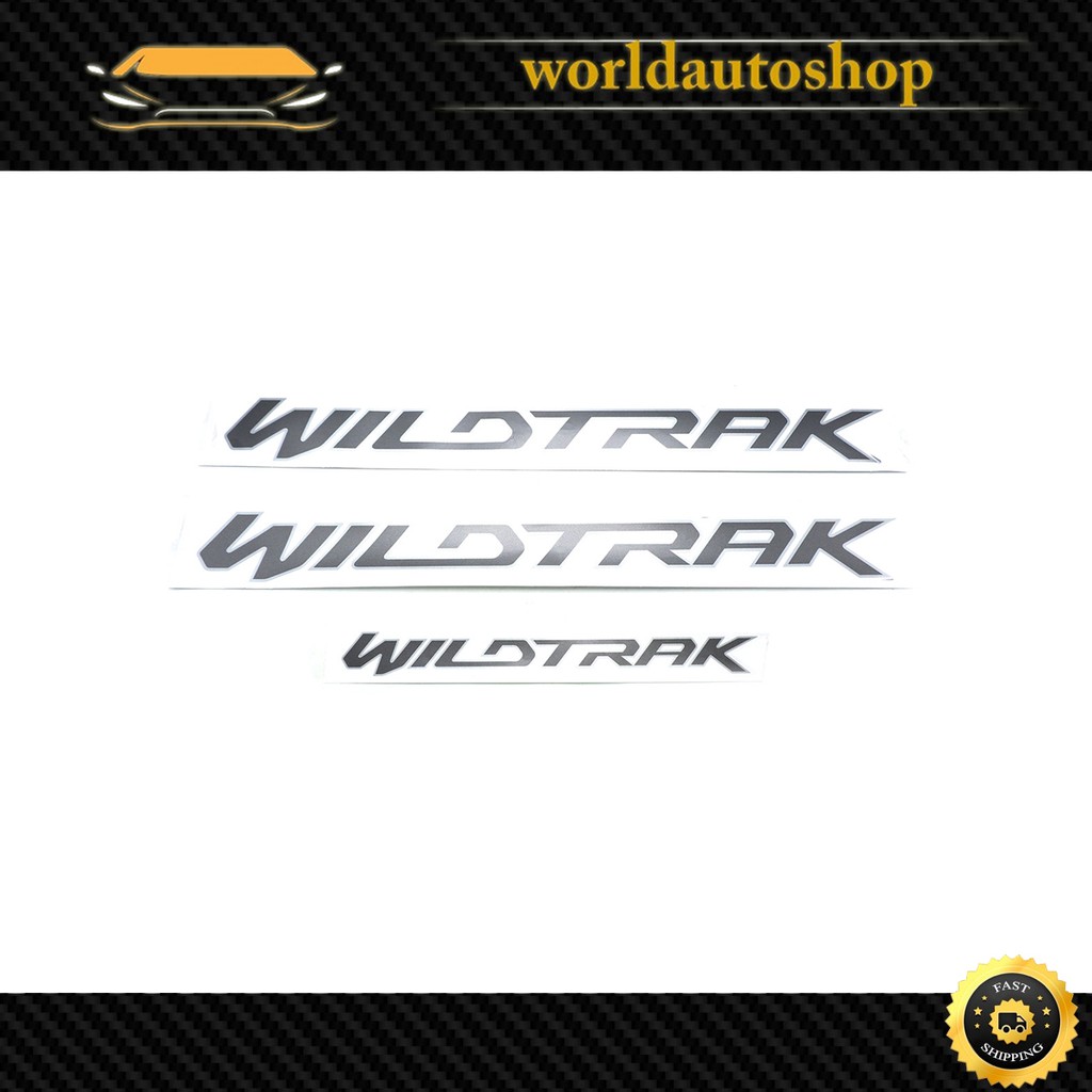 สติ๊กเกอร์ WILDTRAK บอร์น Ford  Ranger ปี 2015 - 2020