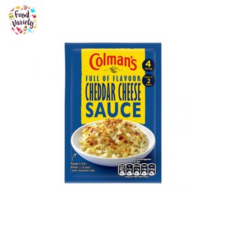 Colmans Cheddar Cheese Sauce Mix 40g โคลแมนส์ ผงสำหรับทำซอสเชดดาร์ชีส 40กรัม