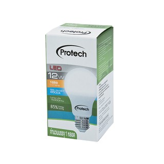 Protech หลอดไฟ LED 12 วัตต์ 1250 ลูเมน (สีคูลเดย์ไลท์) Protech LED bulb 12 watt 1250 lumens (cool daylight color)