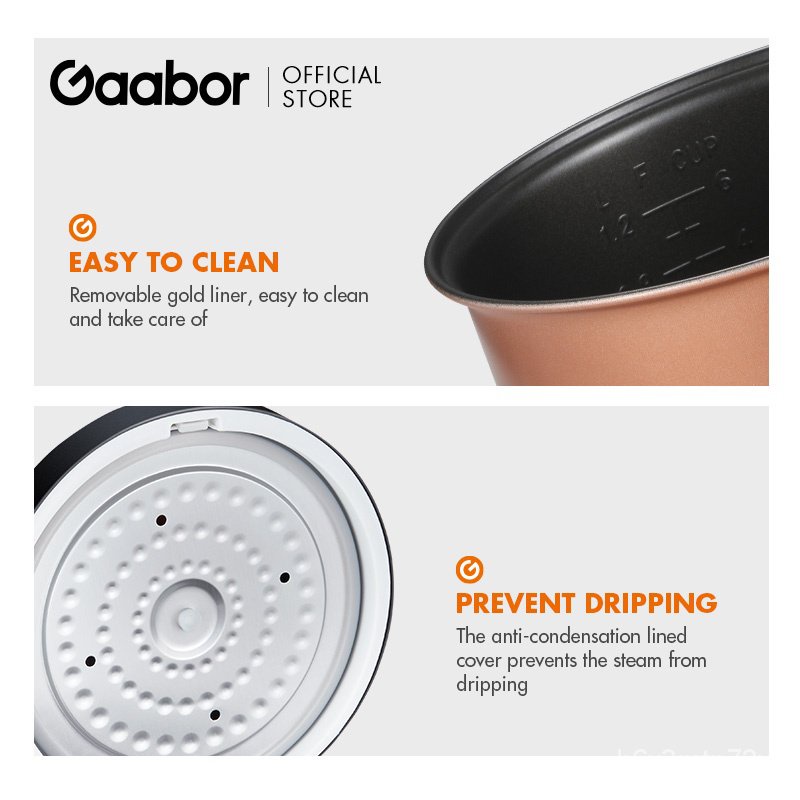 Gaabor Electric Rice Cooker Multifunction Rice Cooker Periuk Nasi