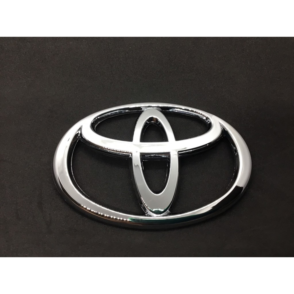 LOGO TOYOTA โลโก้หน้ากระจัง ตราหน้ากระจัง โตโยต้า TOYOTA VIOS ปี07 LOGO TOYOA TIGER D4D ขนาด ยาว13cm สููง9cm