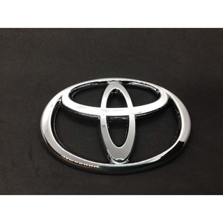 LOGO TOYOTA โลโก้หน้ากระจัง ตราหน้ากระจัง โตโยต้า TOYOTA VIOS ปี07  LOGO TOYOA TIGER D4D ขนาด ยาว13cm สููง9cm