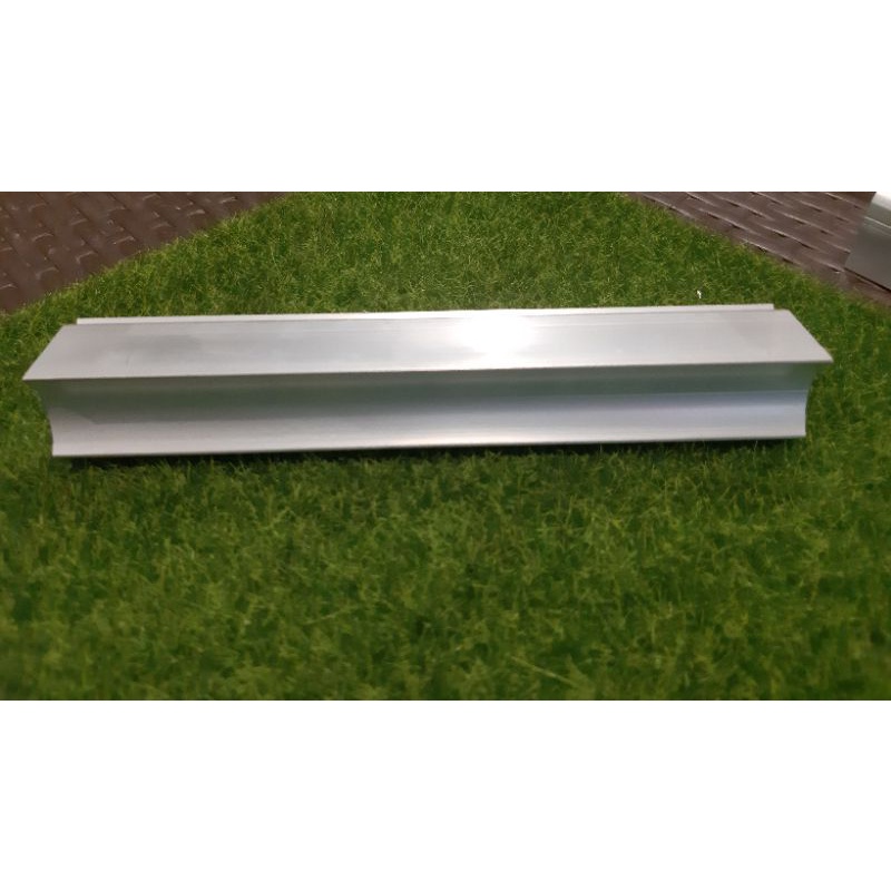 เฟรมอะลูมิเนียมดิบ รูใน14 มิล ราง 2 ชั้น 11/21 มิล มีเส้นแนวเจาะ วางท่อค้อน32มิล - รูปที่ 2