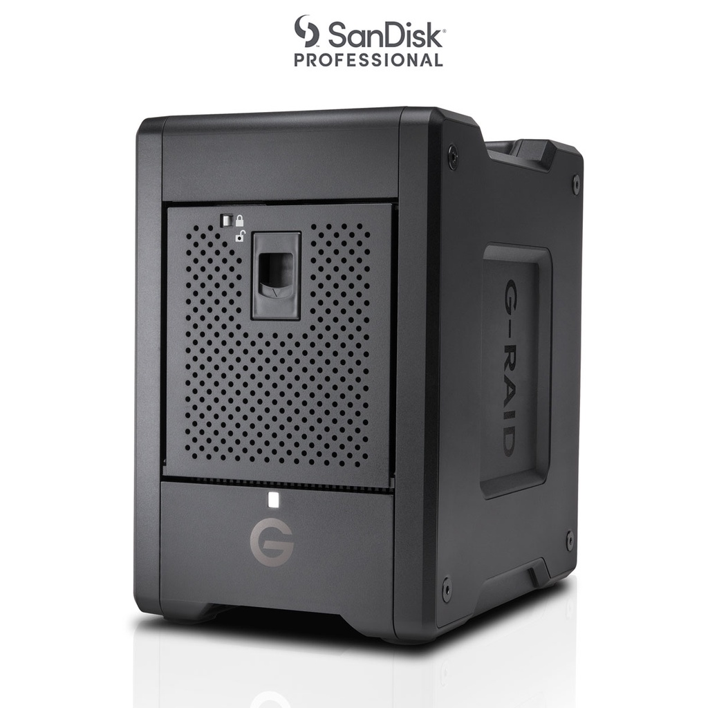 G-RAID Shuttle4 24TB 4-Bay Thunderbolt 3 RAID  Supports multi-stream 4K,8K, and VR, RAID 0,1,5,10 5 