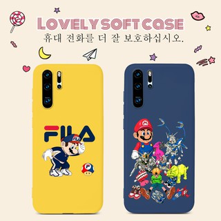 เคสมือถือสำหรับ Huawei Nova 7 7i 6 7 SE 5T 5Z 5 5i Pro Y9 Prime 2019 Y9S Y6S P40 Pro Plus Lite E Y7P 2020 Y6P Y5P Y8P P20 P30 Pro Plus P20 P30 Lite Y7 Pro 2019 Nova 3e 3i 4e Mate 20 30 Lite Pro Case Super Mario Fashion Soft TPU Cover