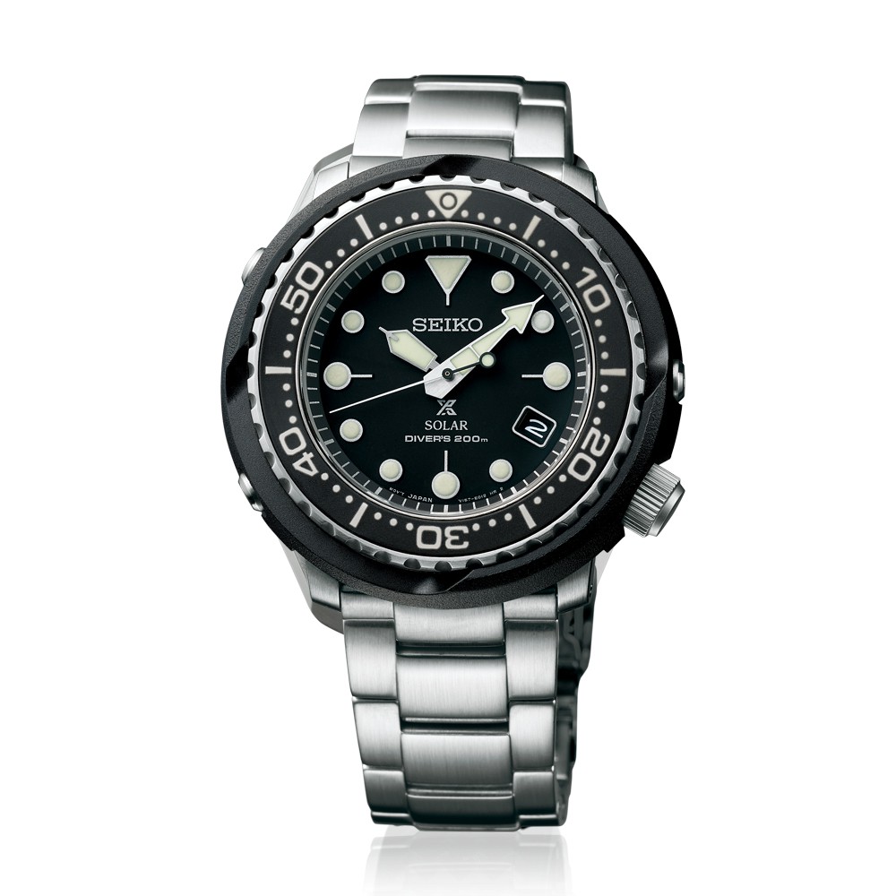นาฬิกาข้อมือ SEIKO Prospex Solar Diver's 200m. "Tuna Case" รหัส SNE497 ใหม่ แท้ เครื่องศูนย์ไซโก้