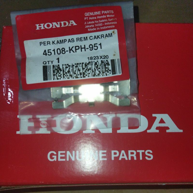 จานดิสหน้า (สปริงแพด) CB 150R, CBR 150R, PCX, Vario 45108KPH951