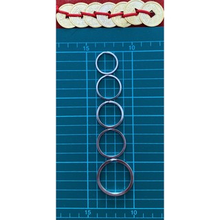 ห่วงพวงกุญแจDIYสีเงิน25,28,3032มม.