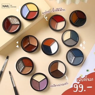 milan cream gel สีเจลเนื้อครีมไม่ไหล ไม่เยิ้ม เนื้อแน่น 1 กระปุก มี3สี