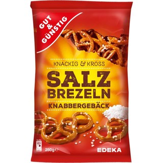 Gut &amp; Guenstig Salz Brezein 250g(แพค2)