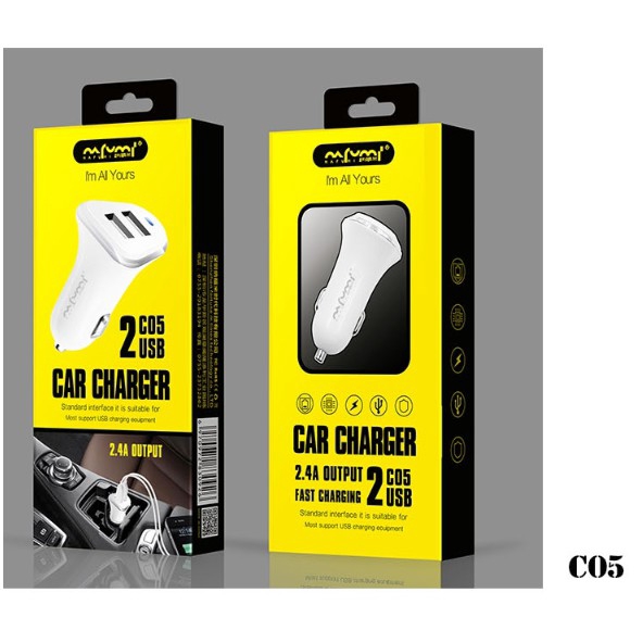 Nafumi Car Charger accessory fast charging Dual USB port Shopee Thailand