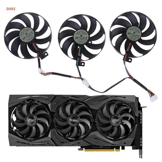 Shas Fan สําหรับ Asus Rx5700 Rx5700 Xt Rtx2080Ti 8Gb Rog Strix Oc Gpuคูลเลอร์