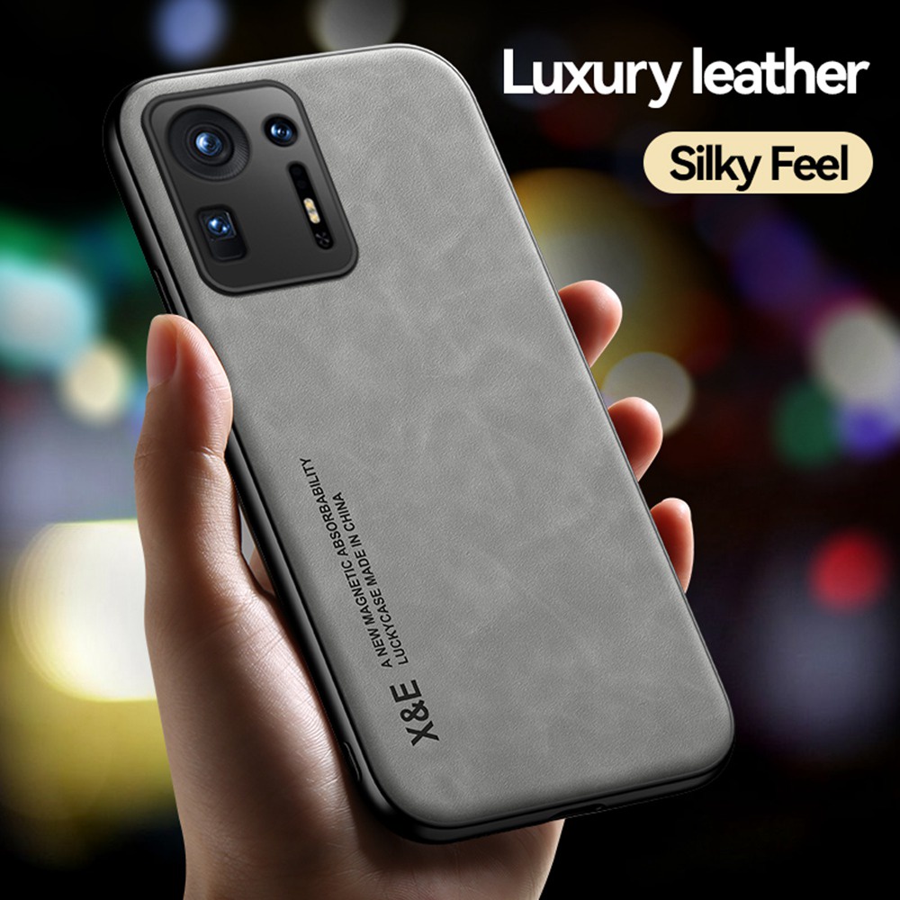 หรูหรา Silky Feel PU หนังสําหรับ Xiaomi Mi Mix 4 Soft TPU ฝาหลัง Xiomi Mi Mix4 ปลอกกันกระแทก