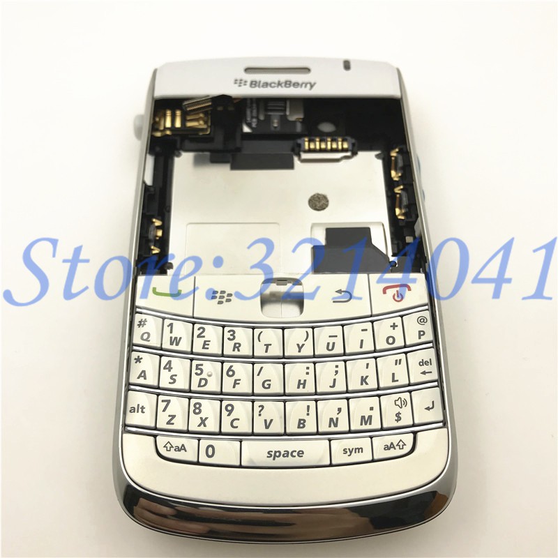 เคสแบตเตอรี่ 9700 9780 + คีย์แพดภาษาอังกฤษ + ปุ่มด้านข้างสําหรับ Blackberry Bold