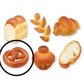 กาชาปอง พวงกุญแจ ขนม Pretzel งานแท้ญี่ปุ่น.