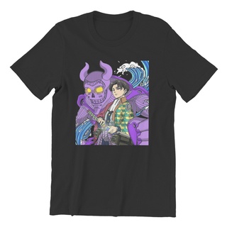 เสื้อยืดแขนสั้น พิมพ์ลาย Attack On Titan Levi สไตล์พังก์ แฟชั่นฤดูร้อน สําหรับผู้ชายS-5XL