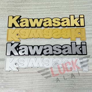 (2ชิ้น/ชุด) โลโก้ KAWASAKI โลโก้ข้างถัง KAWASAKI ตราข้างถังน้ำมัน KAWASAKI (ขนาดสินค้าดูที่รายละเอียด)