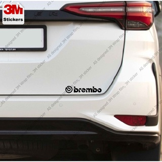 เบรมโบ้ สติ๊กเกอร์ 3M ลอกออกไม่มีคราบกาว Brembo Removable 3M sticker, สติ๊กเกอร์ติด รถยนต์ มอเตอร์ไซ