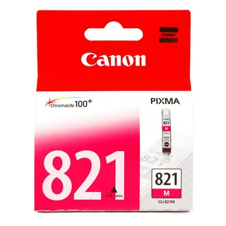 ตลับหมึกอิงค์เจ็ท สีแดงอมม่วง Canon CLI-821M /Canon Magenta Ink Cartridge CLI-821M