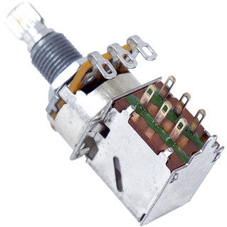 Paramount H69 ปุ่มหมุนวอลุ่ม แบบกด A250K Ohm ขนาดเล็ก ก้านยาว (Push / Pull Volume Switch Potentiometer, High Pole)