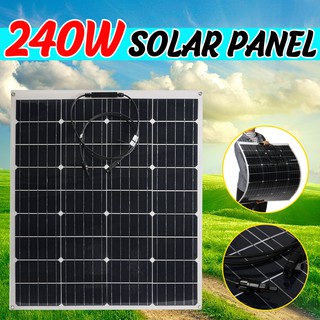 แผงพลังงานแสงอาทิตย์ monocrystalline 240W/340W 18v