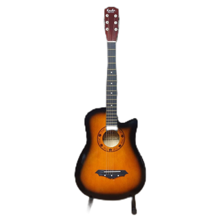 กีต้าร์โปร่ง 38 นิ้ว ลูกบิดเหล็ก ทำจากไม้ Acoustic Guitar พร้อมของแถมมากมาย* ทัชชิ่งเล่นง่าย เก็บเงินปลายทางได้