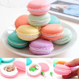 กล่องใส่ยา เครื่องประดับ มาการอง 6 สี พกพาสะดวก น่ารักมากก macaron