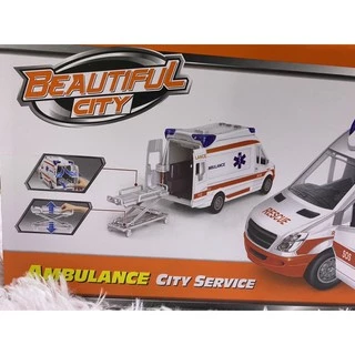 🔥ของเล่นเด็ก รถพยาบาล รถ Ambulance ของขวัญวันเกิด รถหมอ รถหว๋อ รถพยาบาลมีเสียง ของเล่นเด็กเสริมพัฒนาการ