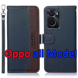 Oppo A38 A58 Reno 10 Pro+ 5G A98 A78 A96 A76 Reno 8T 8Z 7Z เคสโทรศัพท์หนัง ฝาพับ กันกระแทก พร้อมช่องใส่บัตร และสายคล้อง สําหรับ