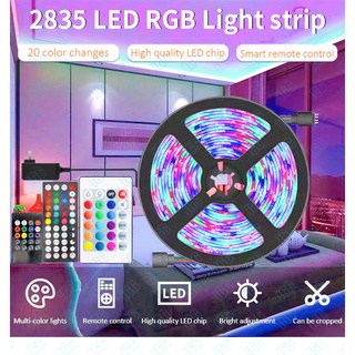 แถบไฟ LED RGB 44 คีย์ แถบไฟอ่อนหลากสีเปลี่ยนสีได้  แถบไฟตกแต่ง