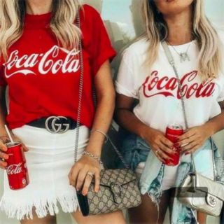 🌈🌈ราคาถูกที่สุด เสื้อยืดลายcocacola