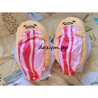 ตุ๊กตาน้องไข่ขี้เกียจ gudetama นอนห่มเบคอน ✨🥓