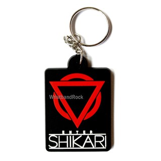 Enter Shikari พวงกุญแจ ยาง เท่ๆ   อีโม ร็อค เมทัล  ไม่เท่คืนได้ ESI304