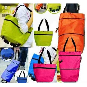 MULTIPURPOSE FOLDING WHEEL SHOPPING BAG - TOLLY TURLY SHOPPING BAG