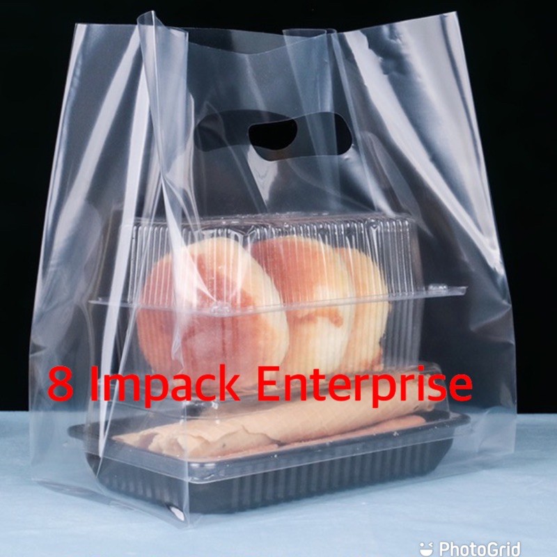 Thank You Bag Clear For Box (Lenght)9 นิ้ว x (กว้าง)3 นิ้ว x (สูง) 8 นิ้ว/ถุงใส/ถุง TQ/12x12