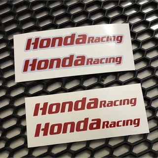 Honda Racing  สติกเกอร์ 3M สะท้อนแสง  สติกเกอร์แต่งรถ