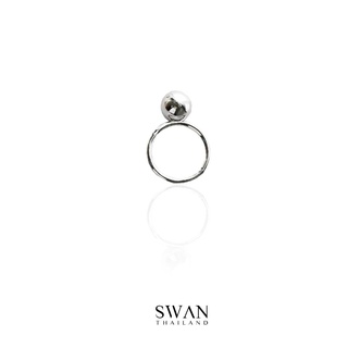 SWAN - Ball Ring M แหวนเงินแท้ เงินเกลี้ยง