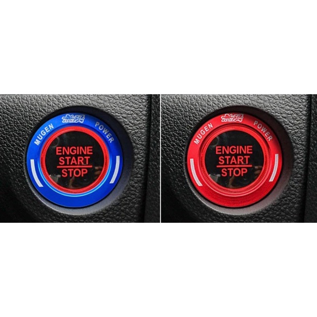 วงแหวน ครอบปุ่ม push start แดง,น้ำเงิน,ดำ Civic FC,FK